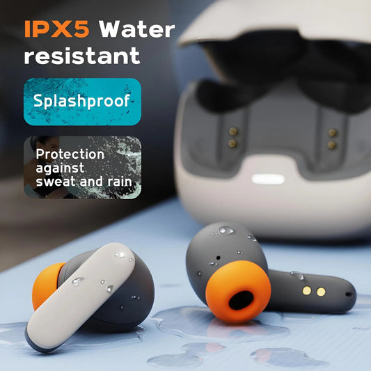 TWS Wireless Earbuds BT 5.4 Low Latency Game Earphones Microphone Noise Reduction Fast Charging Game Mode Listen Music Headset RELUX.STORE