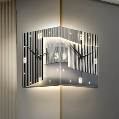 Nordic Wall Clocks Art Decor Led Elegant Wall Clock Modern Luxury Design Aesthetic Electronic Clocks Living Room Decorations