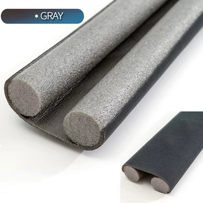 Double-sided Door Bottom Sealing Strip - Wear-Resistant Leather with Sound Insulation, Dust and Insect Proof, Easy Installation