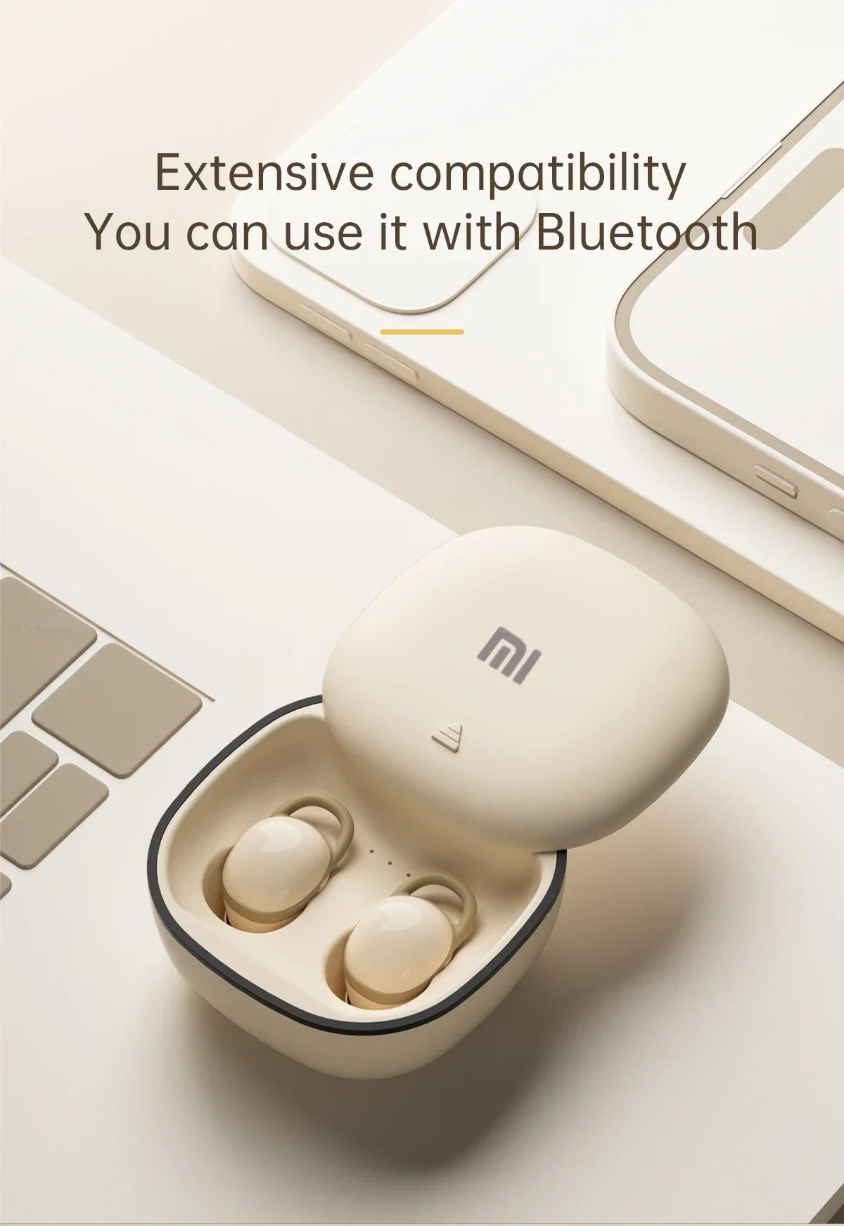 XIAOMI Pro999 Bluetooth Earphones TWS Sleep Noise Reduction Invisible In Ear Wearing Comfortable Sleep Music Game Earphones RELUX.STORE
