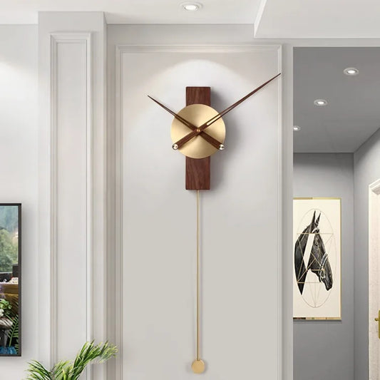 Minimalist clock living room home wall clock modern simple wall hanging