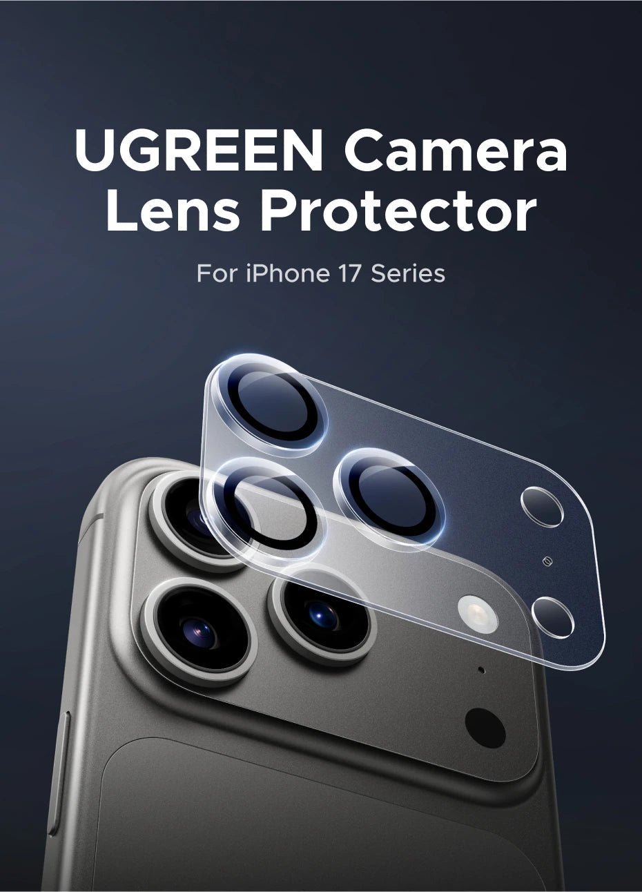 UGREEN Camera Lens Protector for iPhone 17 Pro Max Full Lens Glass for iPhone 17 Air Protective Film HD 1PCS RELUX.STORE