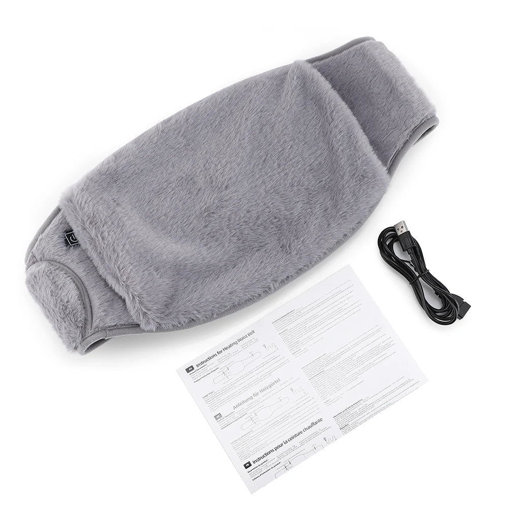 Electric Heating Pad Waist Belt Hand Warmer Winter Heater Cold-proof Uterus Warming Pad USB Charging Abdominal Heating Belt RELUX.STORE