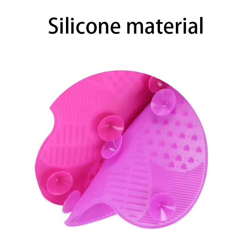 Silicone Brush Cleaner Cosmetic Make Up Washing Brush Gel Cleaning Mat Foundation Makeup Brush Cleaner Pad Scrubbe Board RELUX.STORE