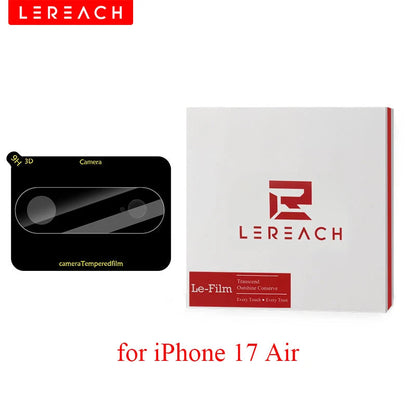 Lereach Tempered Glass Camera Lens Protector for iPhone 17 Pro Max / Air / 17 Pro Scratch Resistant High Transparency RELUX.STORE
