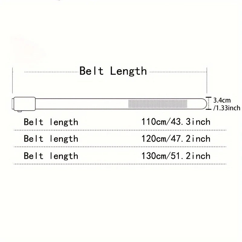 Casual Men's Nylon Belt Woven Canvas Breathable Automatic Buckle Belt For Men Outdoor Sports Strap Fashion Jeans Belt RELUX.STORE