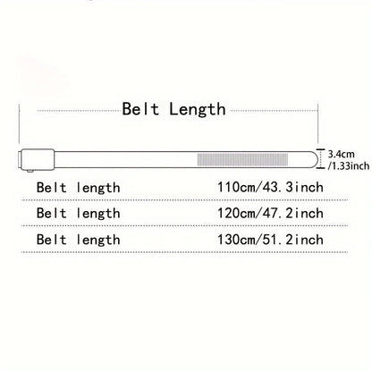 Casual Men's Nylon Belt Woven Canvas Breathable Automatic Buckle Belt For Men Outdoor Sports Strap Fashion Jeans Belt RELUX.STORE