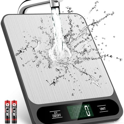 Digital Kitchen Scale – 10Kg/1g Precision USB Food & Coffee Scale | Smart Waterproof Electronic Scale for Baking, Cooking & Meal Prep