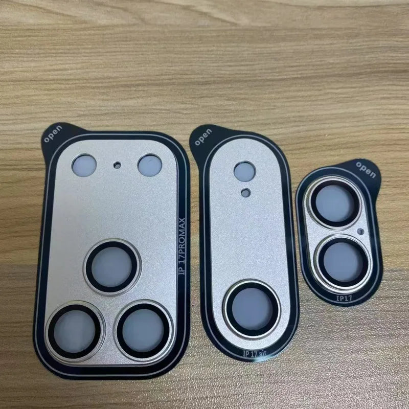 For Iphone 17 Pro Max Air Metal Ring Glass Camera Lens Protectors for Iphone17 17air 17promax Back Sticker Protective Film RELUX.STORE