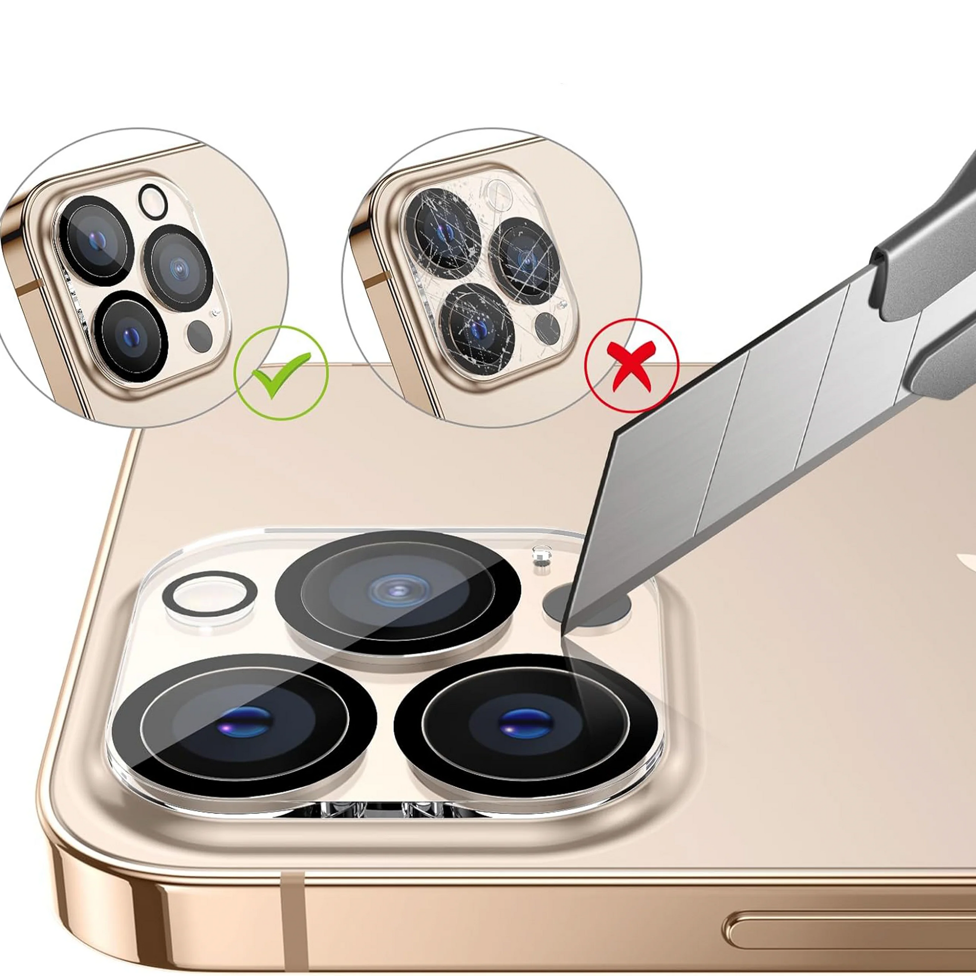 1 - 2 Pcs Camera Lens Glass For iPhone 17 Pro Max Camera Lens Screen Protector Film For iPhone 17 Air 17 Pro 17 Lens Glass RELUX.STORE