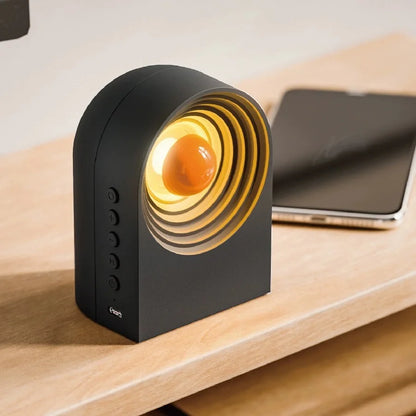 Mini Portable Bluetooth Speaker White Noise Sleep Aid Music Box TWS Stereo Sound MP3 Music Player with Atomosphere Night Light