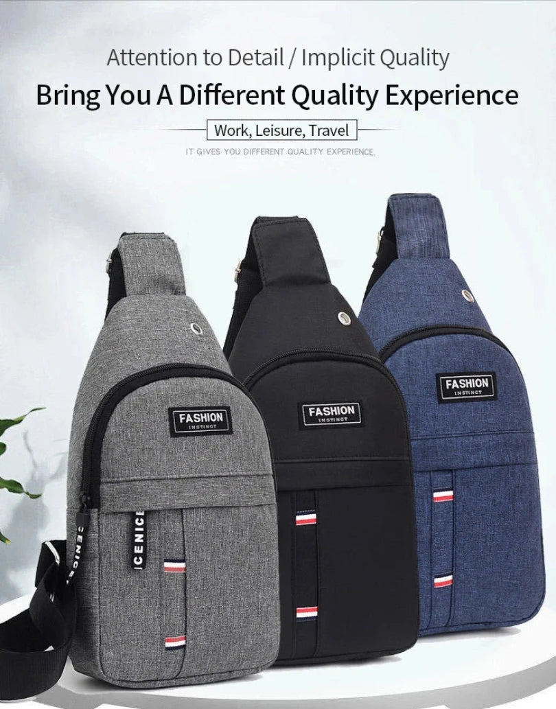 Fashionable and Trendy Lightweight Single Minimalist Shoulder Crossbody Bag for Men with Large Capacity for Leisure and Sports RELUX.STORE