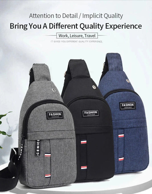 Fashionable and Trendy Lightweight Single Minimalist Shoulder Crossbody Bag for Men with Large Capacity for Leisure and Sports RELUX.STORE