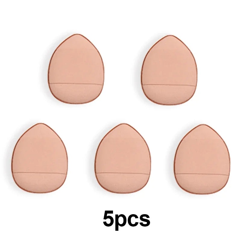 5/10Pcs Mini Finger Puff Foundation Small Air Cushion Powder Sponge Face Concealer BB Cream Cosmetic Applicator Makeup Tools RELUX.STORE