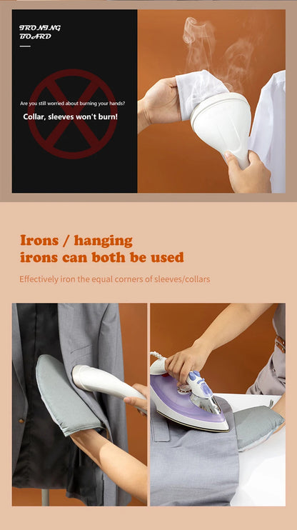 1Pc Fabric Handheld Ironing Board Ironing Board Small Home Ironing Gloves Anti Ironing Household Insulated Handheld Ironing Tray