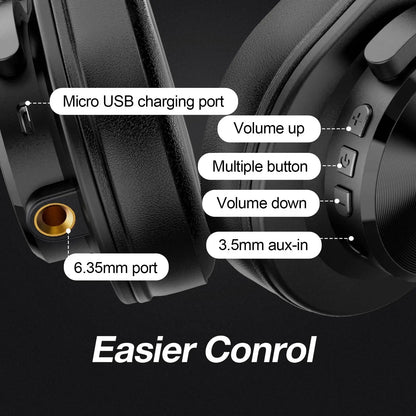 Oneodio Fusion A70 Wireless Bluetooth Headphones Bluetooth 5.2 Headphones Hi-Res Audio Over Ear 72H Playtime Professional Stud RELUX.STORE