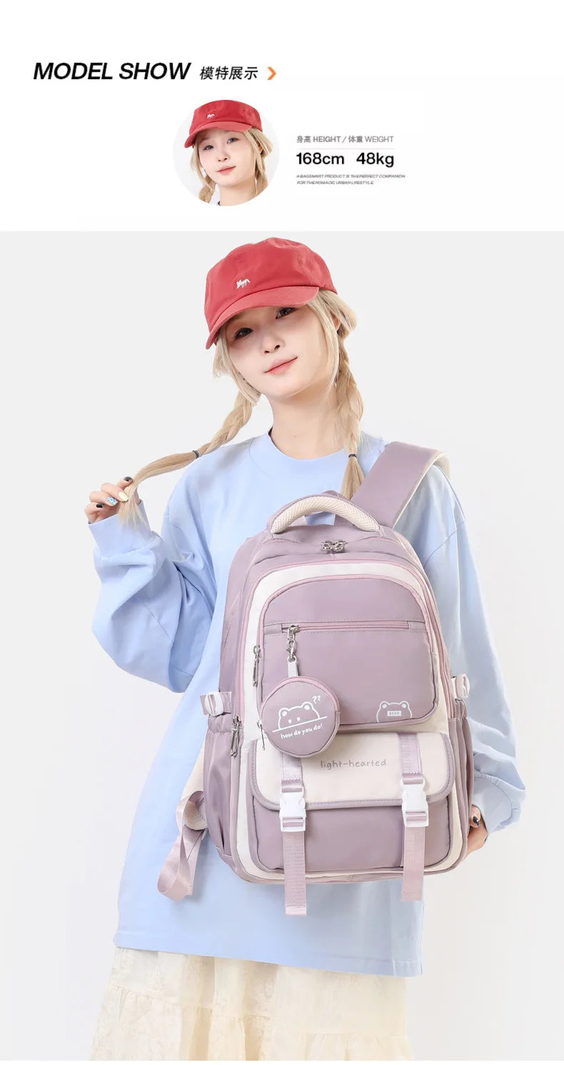 Fashion Girls School Backpack School Bags Teenage laptop Backpack Casual Travel backpack Book Bag Children schoolbag Waterproof