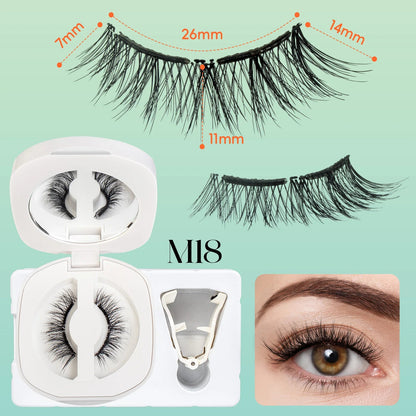 VYRILA Soft Magnetic Eyelashes No Glue Needed Reusable Natural Look 3D Lashes Easy Apply Soft Magnetic Lashes Kit for Eye Makeup RELUX.STORE