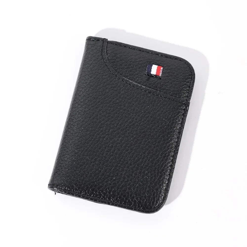 Portable Super Slim Soft Wallet for Men PU Leather Mini ID Credit Card Wallet Purse Card Holders Wallet Thin Small Short Wallets RELUX.STORE
