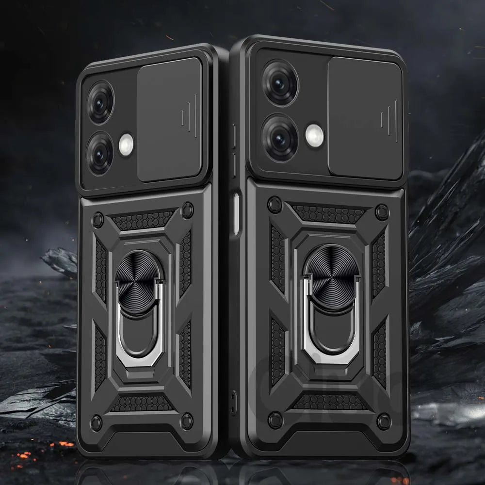 For Motorola Mote G84 G54 G34 G14 G53 G62 G42 G10 G20 G30 E22i E20 E30 E40 Case Slide Camera Shockproof Armor Protect Cover RELUX.STORE