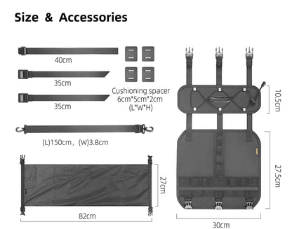 Rhinowalk Bicycle Handlebar Bag 12L Waterproof Bike Mounts Set Bike Bag Base With Replaceable Inner Dry Bag Luggage Storage