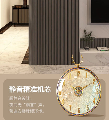 Large Luxury Wall Clocks Modern Cute Restaurant Nordic Fashion Wall Watch Creative Round Relogio De Parede Home Decoration RELUX.STORE