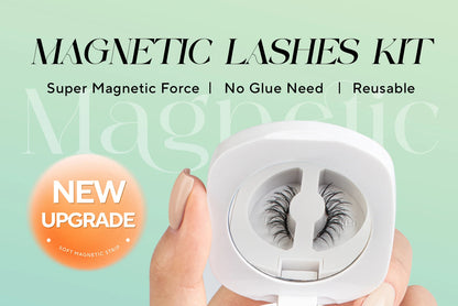 VYRILA Soft Magnetic Eyelashes No Glue Needed Reusable Natural Look 3D Lashes Easy Apply Soft Magnetic Lashes Kit for Eye Makeup RELUX.STORE