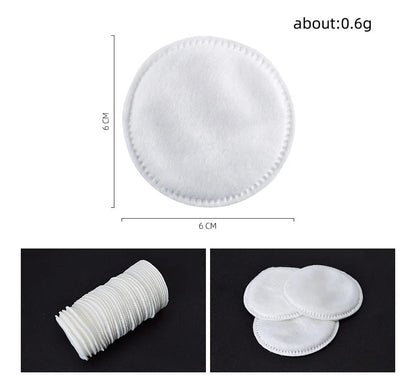 Disposable 100PCS Cosmetic Wipes Nail Art Cleaning Round Pads Soft Daily Supplies Facial Cotton Makeup Remover Tool RELUX.STORE