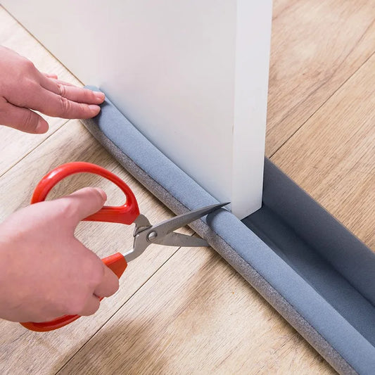Double-sided Door Bottom Sealing Strip - Wear-Resistant Leather with Sound Insulation, Dust and Insect Proof, Easy Installation