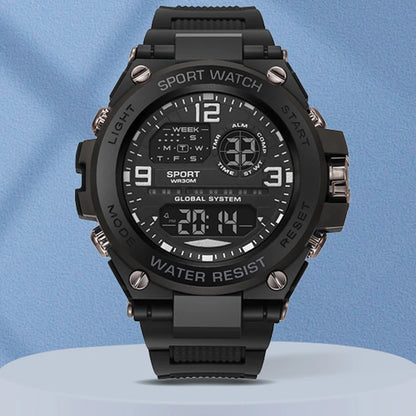 Multifunction Men's Sports Watch Waterproof Luminous Alarm Clock Outdoor Fitness Digital Watch Electronic Wristwatch for Man Kid