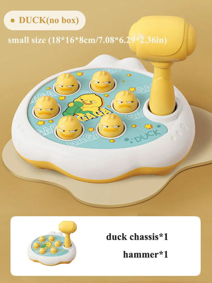 Duck/Frog/Pig Baby Toy Montessori Learning Game Educational Puzzle Gift for 12 24 Months Toddler Boy/Girl with Hammer RELUX.STORE