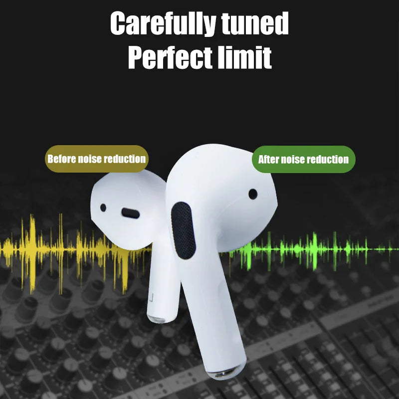 2024Pro 4 TWS Wireless Bluetooth Earphones Headphones Mini Earpone Headset For PC Android Apple iPhone Earbuds Accessories RELUX.STORE