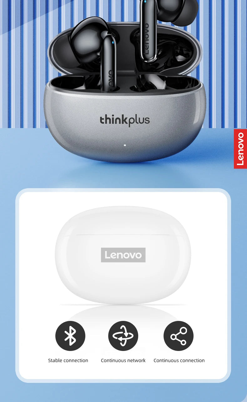 Lenovo Thinkplus XT88 in Ear Bluetooth Earphones with Dual Microphones, Stereo Noise Reduction, Bass HIFI Touch Earphones RELUX.STORE