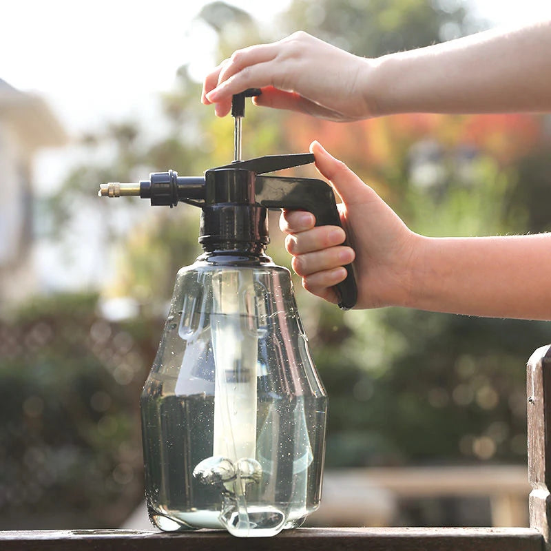1pc Premium Plastic Pressure Spray Bottle - Powerful Air Pressure Technology, Adjustable Nozzle, High-Pressure Mist Sprayer for RELUX.STORE