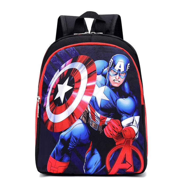 Disney Marvel Series Backpack Boy'S Primary School Schoolbag Double-Layer Cartoon Spider-Man Backpack for Boys Gift