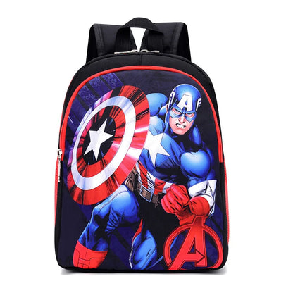 Disney Marvel Series Backpack Boy'S Primary School Schoolbag Double-Layer Cartoon Spider-Man Backpack for Boys Gift