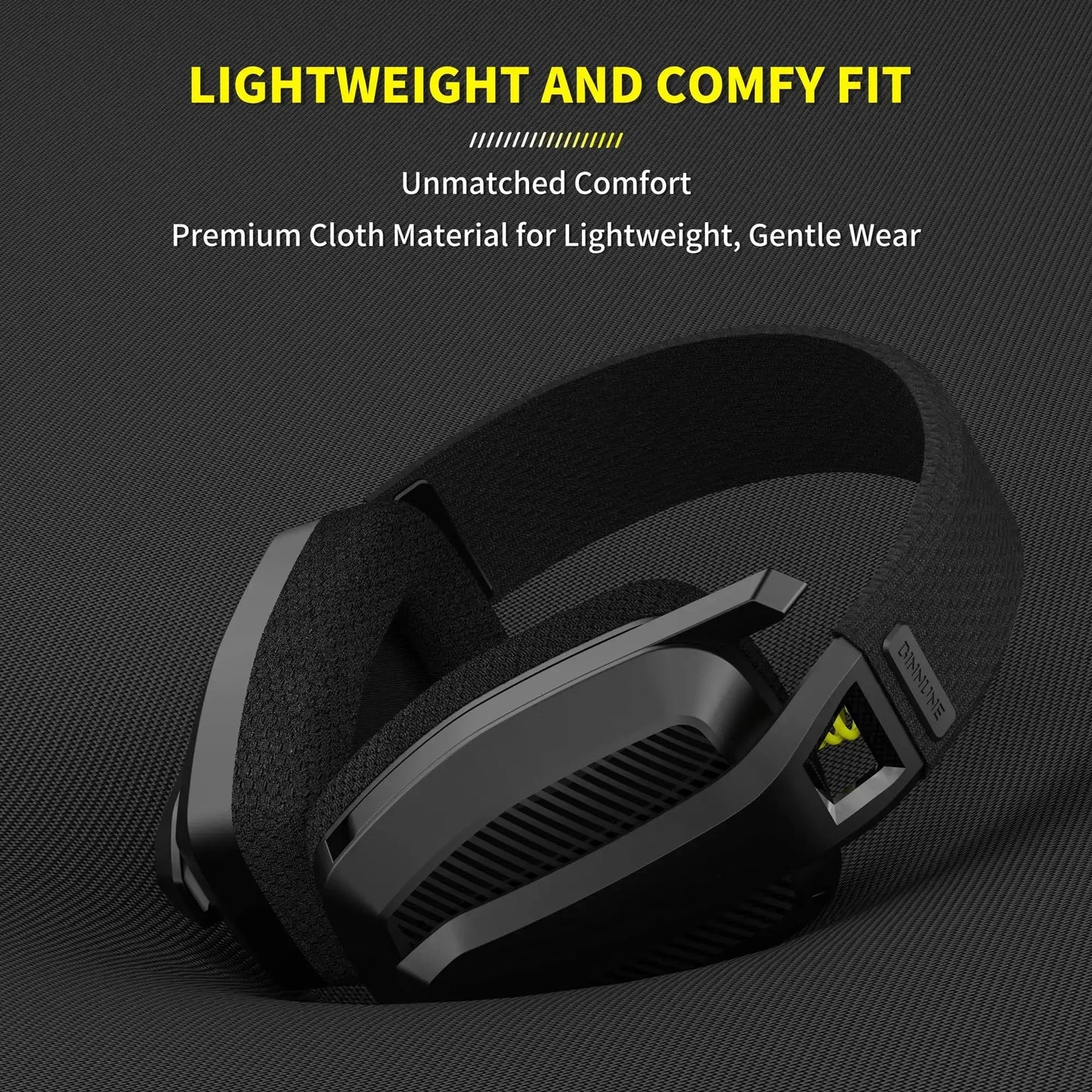BINNUNE BW06 2.4GHz Bluetooth Gaming Headset with Mic for PS5 PS4 PC Mac Playstation Wireless Gaming headphone with Microphone