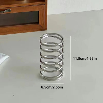 Stainless Steel Toothbrush Holder Bathroom Accessories Tool Toothpaste Makeup Brush Storage Rack Home Decoration Brush Holder