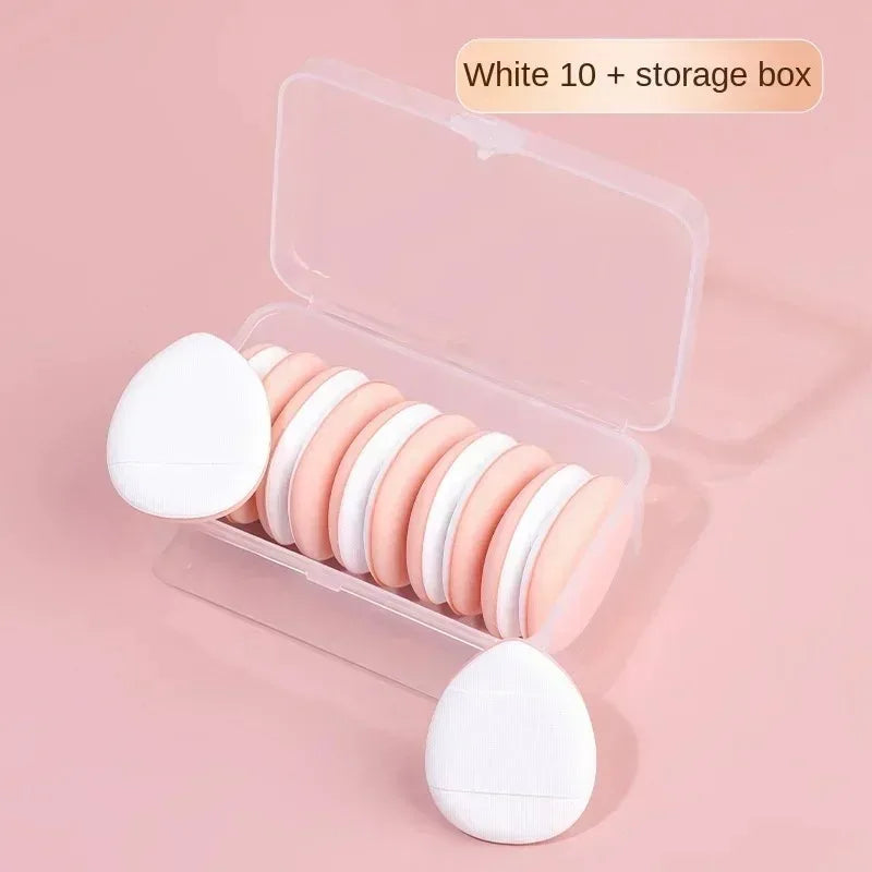 5/10Pcs Mini Finger Puff Foundation Small Air Cushion Powder Sponge Face Concealer BB Cream Cosmetic Applicator Makeup Tools RELUX.STORE