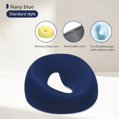 Ergonomics Lying Down Pillow Memory Foam Breathable Head Rest Support Pillow Body Massage Face Rest Pillow for Beauty Salon