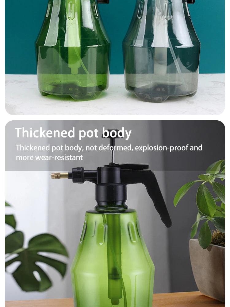 1pc Premium Plastic Pressure Spray Bottle - Powerful Air Pressure Technology, Adjustable Nozzle, High-Pressure Mist Sprayer for RELUX.STORE