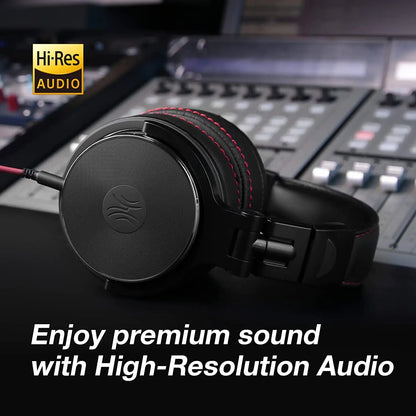 Oneodio Wired Headphones Professional Studio DJ Headphone With Microphone Over Ear Hi-Res Headset Monitoring For Music Phone RELUX.STORE