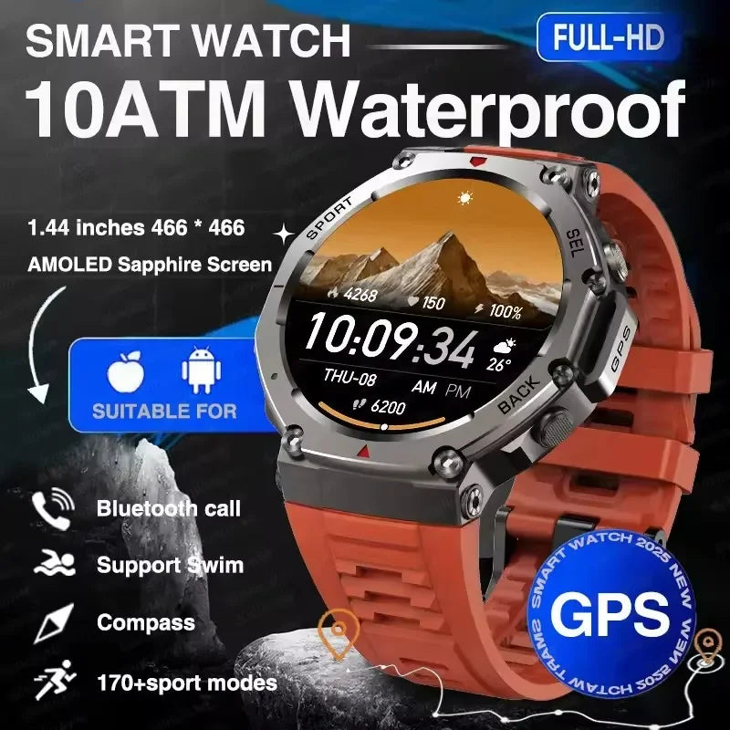 Xiaomi T-Rex 3 For Amazfit New Military gps smartwatc Built-in Compass Altimeter 10ATM Waterproof Sports Smartwatch Men Women