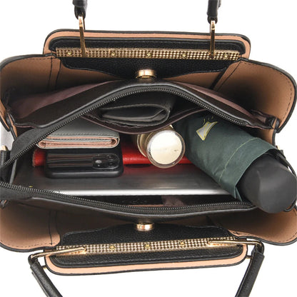 2024 Luxury Women Designer 3 Layers Shoulder Crossbody Sac Ladies Large Capacity Leather Handbags Shopper Brand Messenger Totes RELUX.STORE