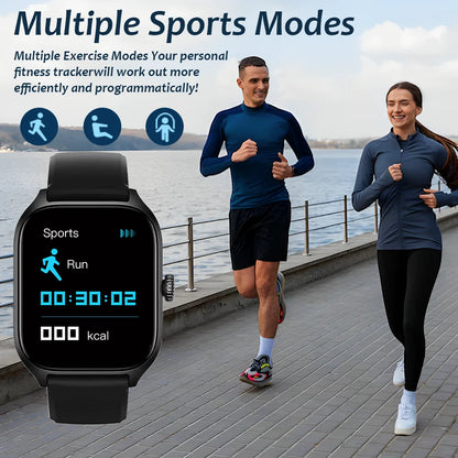 LAXASFIT New H9 Promax Smart Watch Dial to Answer Calls Calorie Tracking Heart Rate Oximetry Monitoring Bluetooth Smartwatch