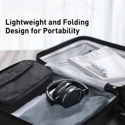 Baseus D02 Pro Wireless Headphones Bluetooth Earphone 5.3 Foldable Headset Sport Over the Ear Headphone Gaming Bluetooth Earbuds RELUX.STORE