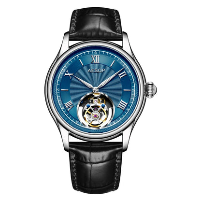 AESOP Official Watch Store Flying Tourbillon Movement Mechanical Wristwatches Skeleton Watches for Menes Luxury Waterproof 2025A