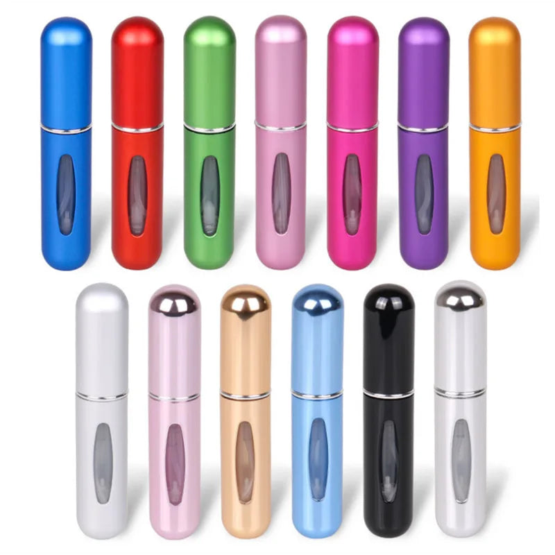 5ml Perfume Refill Bottle Portable Mini Refillable Spray Jar Scent Pump Empty Cosmetic Containers Atomizer for Travel Tool Hot RELUX.STORE