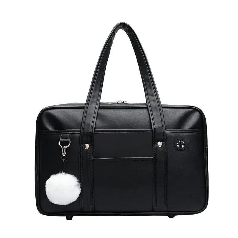 Japanese Casual PU Shoulder Bag Junior High School Students School Bag Handbag Anime Uniform Bag Tote Bags for Women Bolsos RELUX.STORE