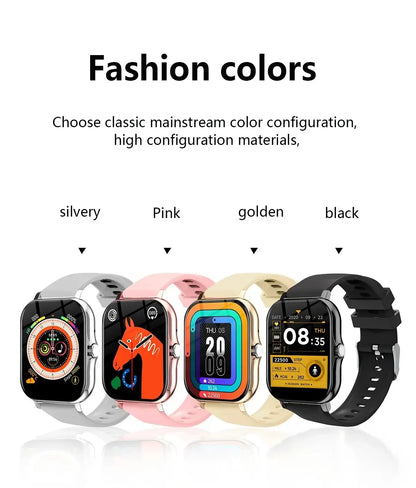 LAXASFIT Smart Watch For Men Women Gift Sports Fitness Watches Bluetooth Calls Digital Smartwatch Wristwatch